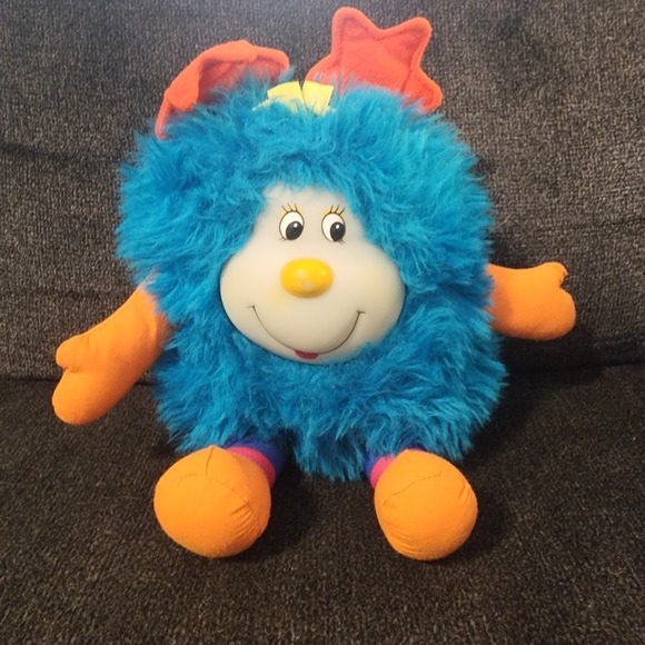 Mattel Other - Rainbow Brite Spritzie Sprite Plush 1983 Mattel Hallmark 12" Blue Plastic Face